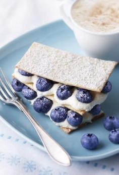 fresh blueberry napoleon recipe