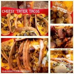 Cheesy 'Tater Tacos...Easy, Quick & Tasty