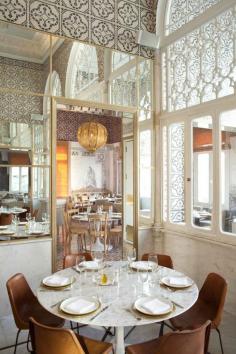 Liza Beirut Restaurant Designed by Marc Soughayar &amp; Maria Ousseimi | www.yellowtrace.c...