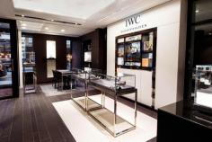 Love the stands. IWC opens its first boutique in the Netherlands