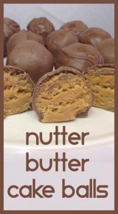 Nutter Butter Cake Balls- Easy  Good