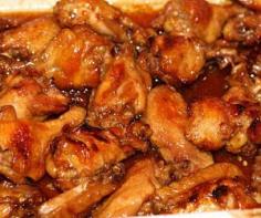 Sticky Chicken Wings Recipe