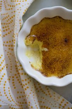 Sweet Corn Creme Brûlée