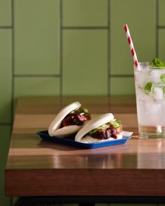 Roast Pork Belly Buns with Homemade Yuzu Lemonade. Photo – Sean Fennessy. Styling – Lucy Feagins / The Design Files. @The Design Files