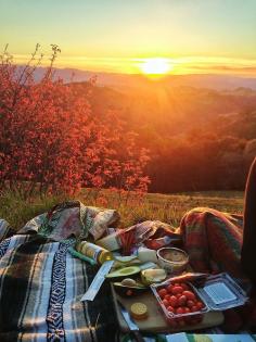 sunset picnic