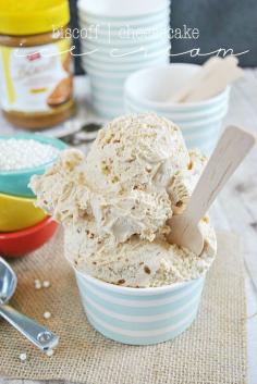 Biscoff cheesecake ice cream