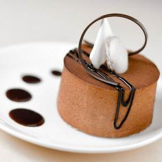 #plating #presentation chocolate dessert