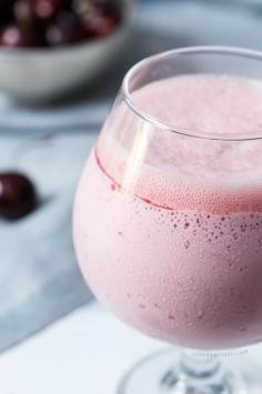 Cherry Lambic Beer Milkshakes