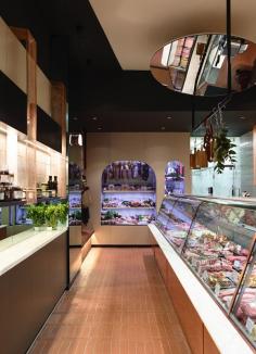 Interior design by Fiona Lynch for Peter Bouchier Butchers. Photo - Derek Swalwell on thedesignfiles.net