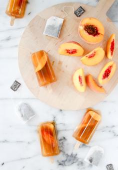 Peach Iced Tea Popsicles