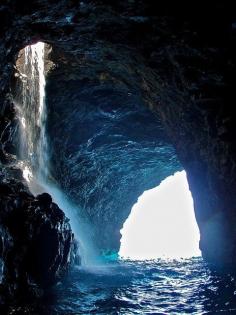 Blue Grotto Isle de Capri Italy.  gorgeous! #travel #places #world