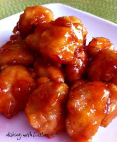 Baked Sweet And Sour Chicken With Fried Rice