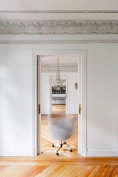 Refurbished Heritage Apartment in Madrid Photographed by Juan Baraja | www.yellowtrace.c...