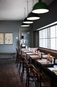 Olympic Studios Back Dinning Room by Simone McEwan | www.yellowtrace.c...