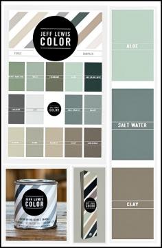 The Jeff Lewis paint collection that just came out from Dunn Edwards paints is fantastic!  The colors are so rich in depth but calm and beautiful.