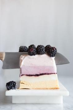 SUMMER BERRY ICE CREAM CAKE