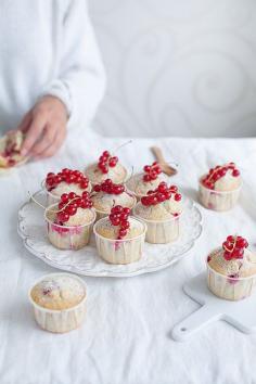 Red currant poppy seed muffins by Call me cupcake, via Flickr