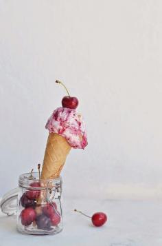 Cherry Cheesecake Ice Cream