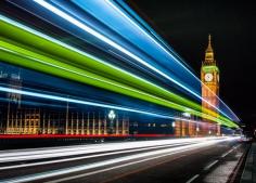 Light Trails Big Ben