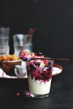 Cherry and Mascarpone Cheesecake Sundaes