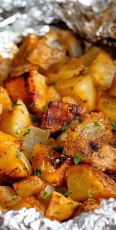 Grilled Potatoes Recipe with Rosemary & Smoked Paprika