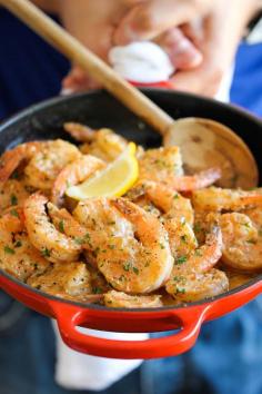 Garlic Butter Shrimp - Damn Delicious