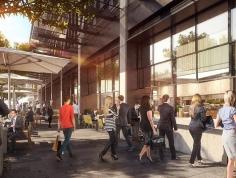 It will be a big win for foodies on the eat streets of Baranga-chew: The biggest food hub Australia has ever seen- An artist's impression of The Canteen