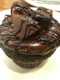 The best cupcake EVER!! Double Chocolate Peanut Butter Cupcakes Are Worth Every Decadent Bite