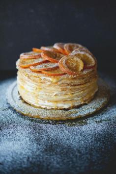 Crêpes Suzette Cake (gluten-free)