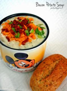 Jo and Sue: Bacon Potato Soup (and some Disney inspiration). So tasty!