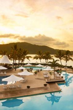 Just off Australia's Queensland coast in the Great Barrier Reef-fringed Whitsundays chain, Hayman Island's resort combines the best of luxury digs and pristine nature.