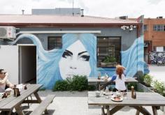 Grace Cafe - Broadsheet  #mural #courtyard #cafe