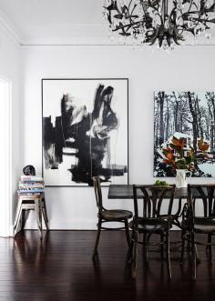 The Sydney apartment of artist Paul Davies and his wife Sarah. Photo - Sean Fennessy. Production - Lucy Feagins for thedesignfiles.net