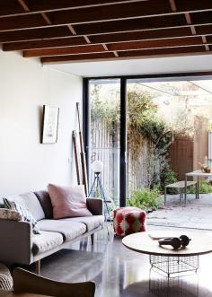 The renovated North Fitzroy cottage of Daniel Stray and Kc Reynolds. Photo – Sean Fennessy. Production – Lucy Feagins / thedesignfiles.net