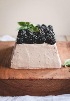 Blackberry Mascarpone & Gingersnap Icebox Cake