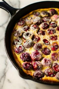 Black Cherry Clafoutis from Butter and Brioche