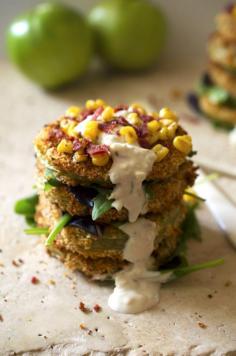 “FRIED” GREEN TOMATO STACK