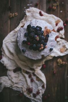 Black & Blueberry Brown Butter Cake