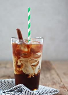 Iced Coffee with Cinnamon Syrup Recipe