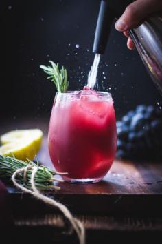 Zinfandel Grape, Rosemary + Gin Crush