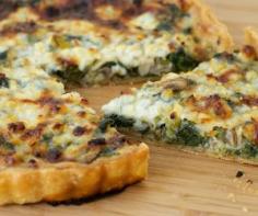 Oven Baked Spinach and Ricotta Tart Recipe