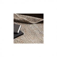 Metallic Suede Hemp Rug (370 NZD) found on Polyvore