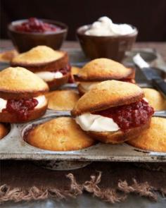 Vanilla Cupcakes with Raspberry Jam