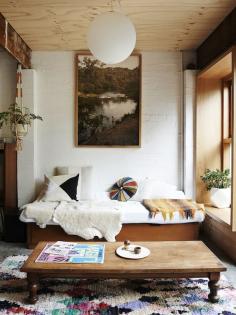 The teeny tiny Melbourne home of Alex Kennedy. Photo - Eve Wilson. Production - Lucy Feagins on thedesignfiles.net