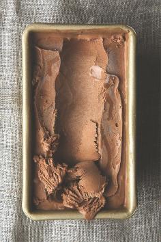 salted dark chocolate olive oil ice cream