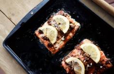 Honey Balsamic Glazed Salmon