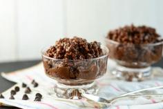 CHOCOLATE RICE PUDDING