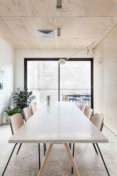 Blackwood Street Bunker by Clare Cousins Architects / Shared Office Space in Melbourne | www.yellowtrace.c...