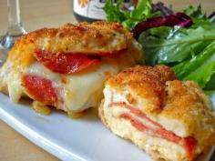 Cheese and Pepperoni Stuffed Chicken Recipe