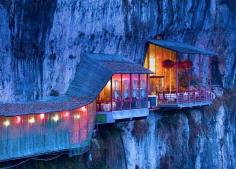 Fangweng in Yichang, China - 35 Most Amazing Restaurants With A View. #25 Is INSANE.